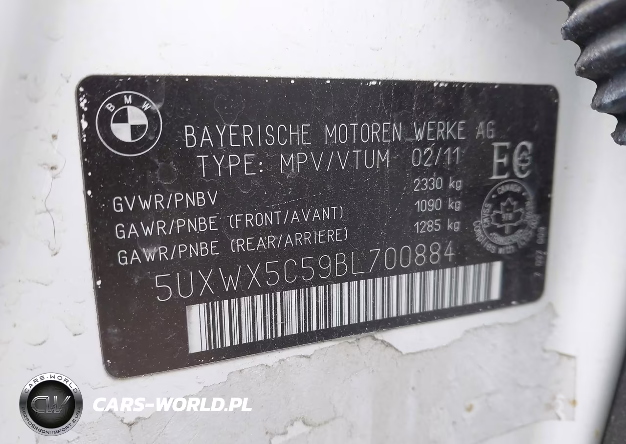 2011 BMW X3 xDrive28I VIN:5UXWX5C59BL700884 - 9