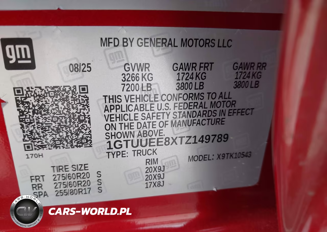 2026 GMC Sierra 1500 , Short Bed, At4, 4Wd VIN:1GTUUEE8XTZ149789 - 9