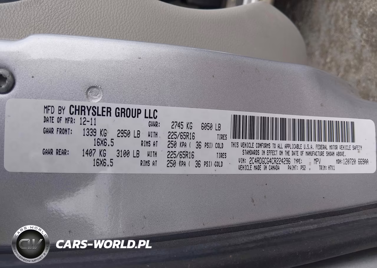 2012 Dodge Grand Caravan Sxt VIN:2C4RDGCG4CR224296 - 9