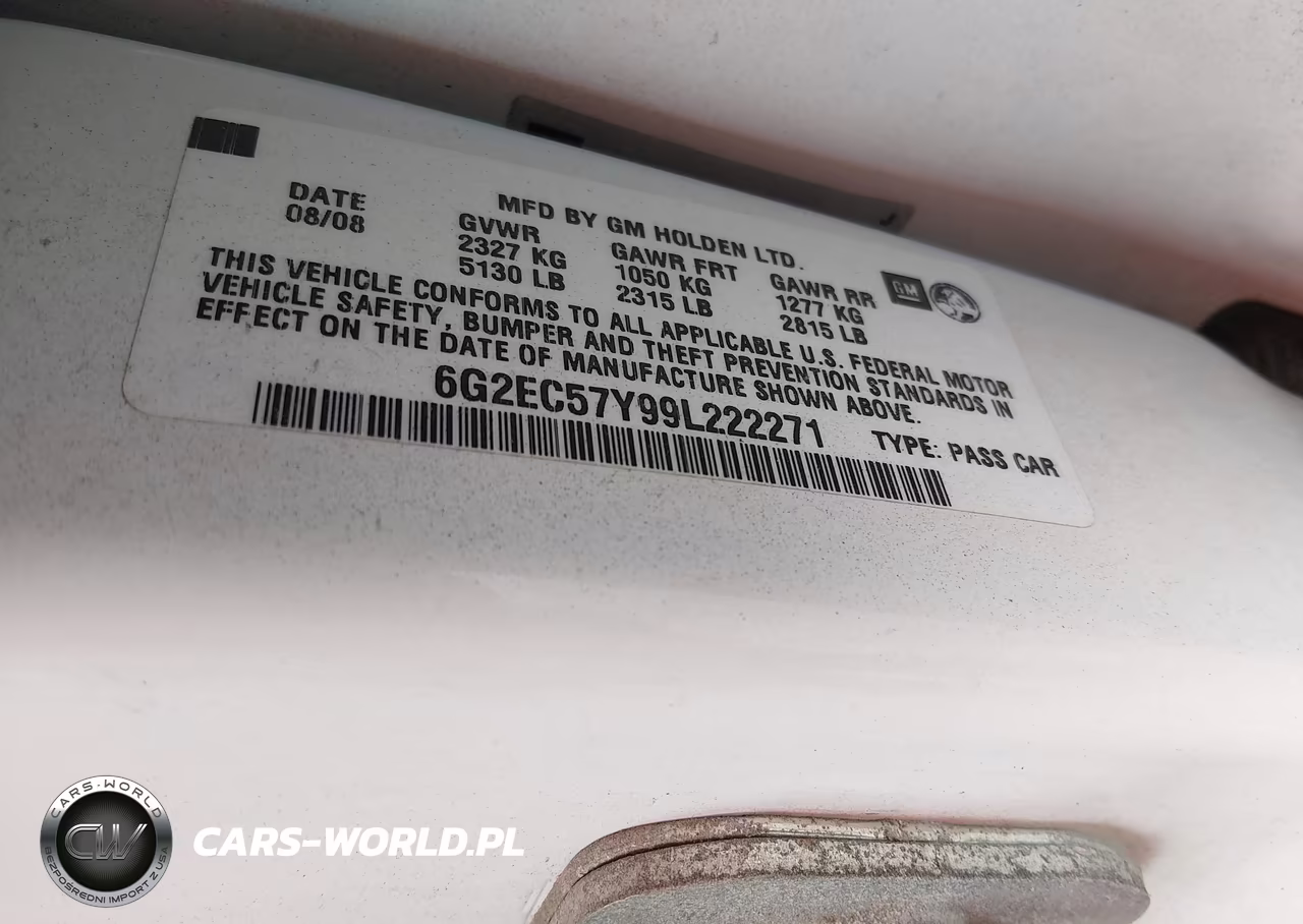 2009 Pontiac G8 Gt VIN:6G2EC57Y99L222271 - 9