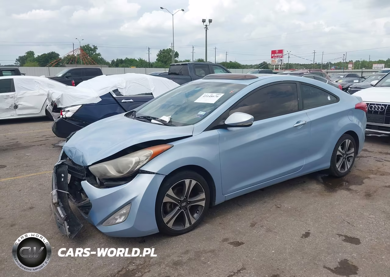 2013 Hyundai Elantra Se VIN:KMHDH6AEXDU013226 - 2