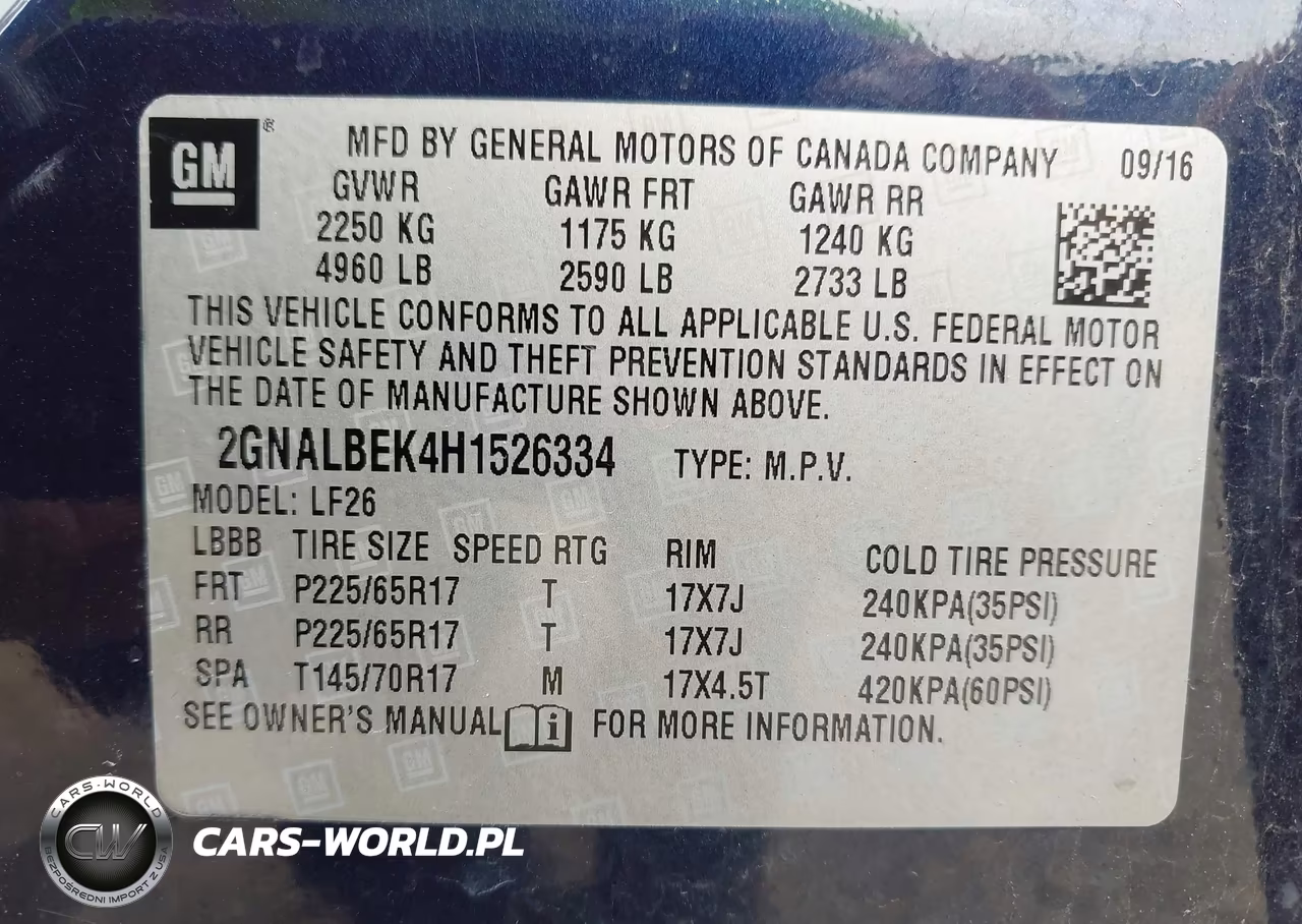 2017 Chevrolet Equinox Ls VIN:2GNALBEK4H1526334 - 9