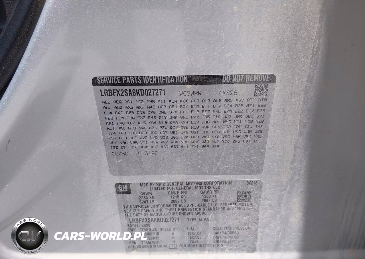2019 Buick Envision Awd Essence VIN:LRBFX2SA8KD027271 - 9