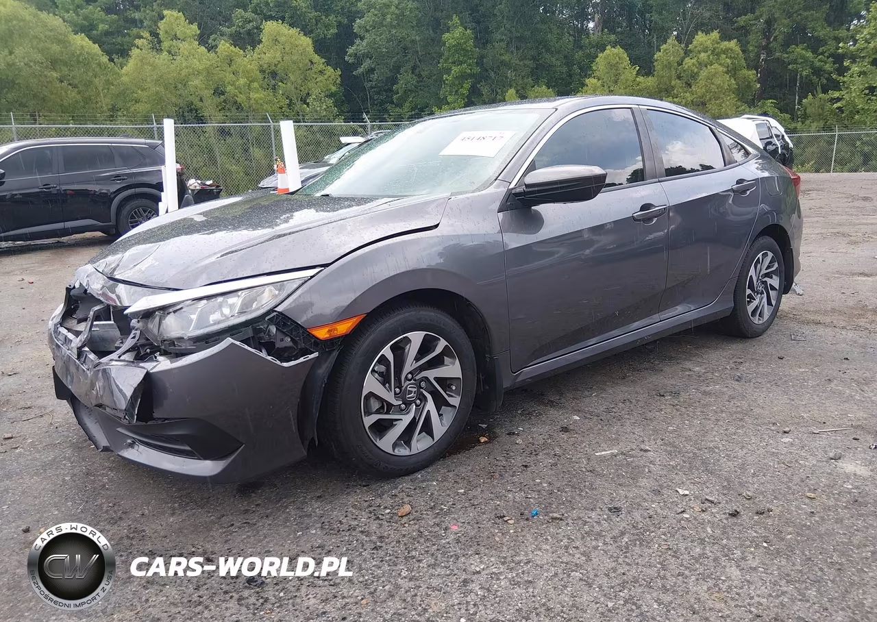 2018 Honda Civic Ex VIN:2HGFC2F73JH592378 - 2