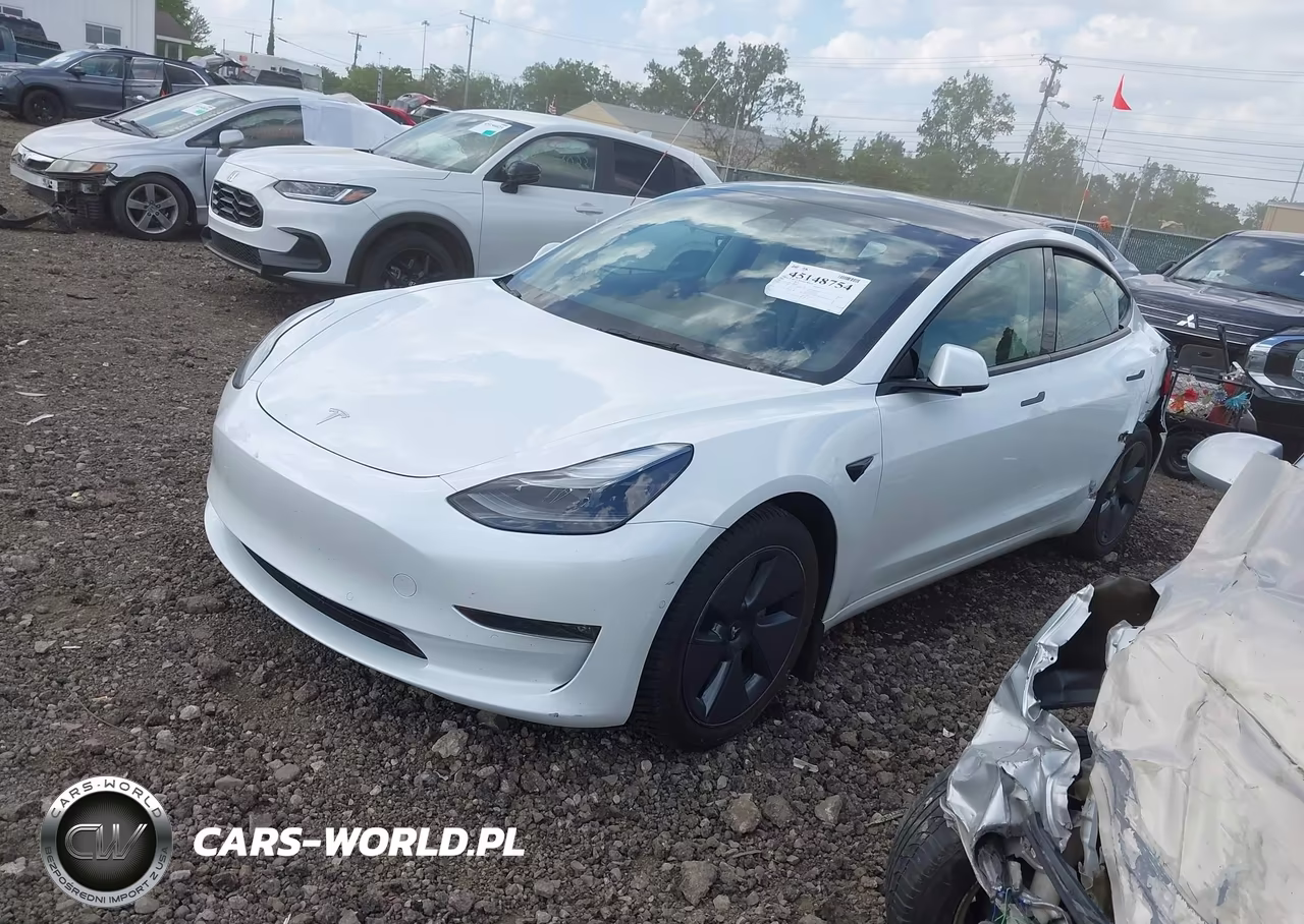 2022 Tesla Model 3 Long Range Dual Motor All-Wheel Drive VIN:5YJ3E1EB4NF202086 - 2