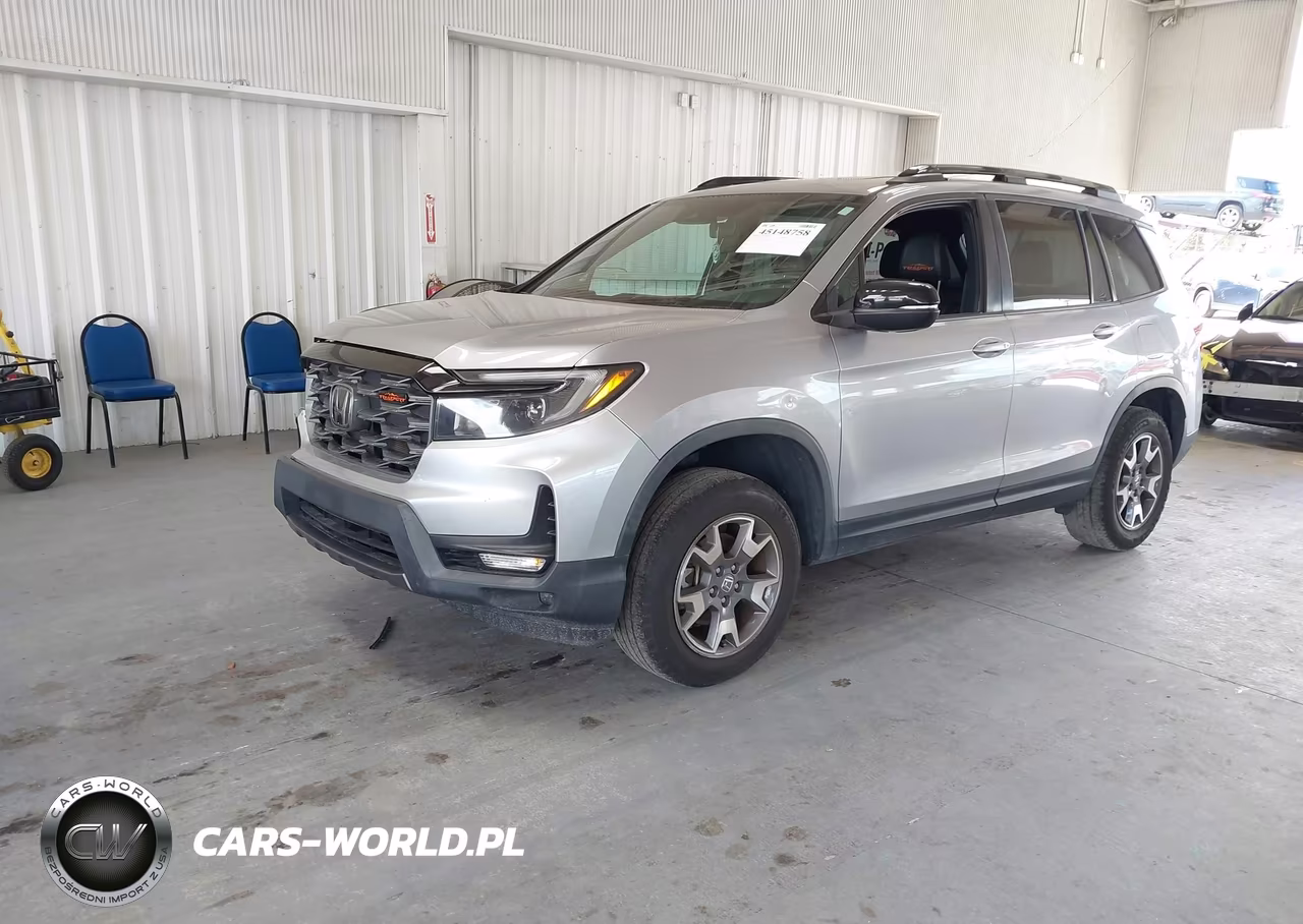 2022 Honda Passport Awd Trailsport VIN:5FNYF8H67NB017038 - 2