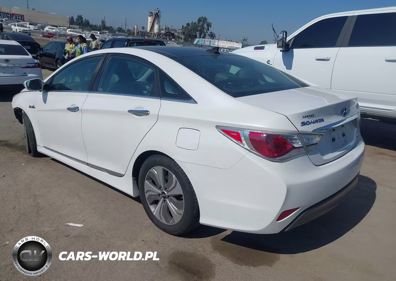 2015 Hyundai Sonata Hybrid Limited VIN:KMHEC4A40FA126184 - 3