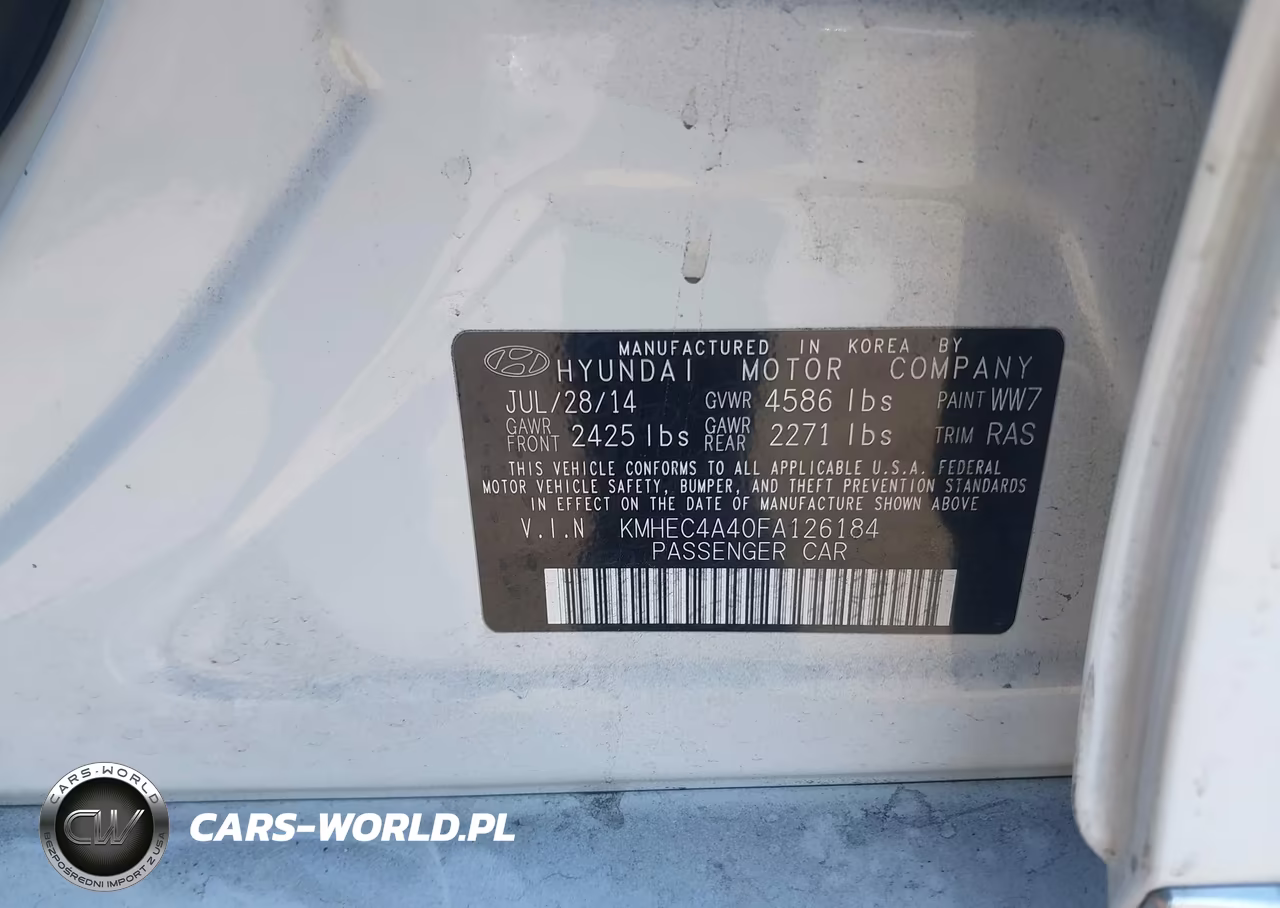 2015 Hyundai Sonata Hybrid Limited VIN:KMHEC4A40FA126184 - 9