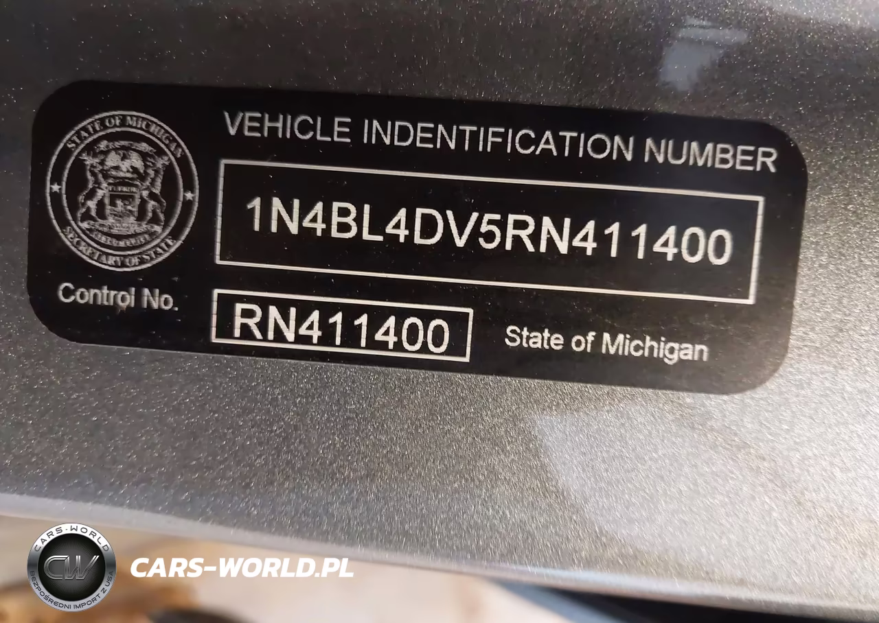 2024 Nissan Altima Sv Fwd VIN:1N4BL4DV5RN411400 - 9