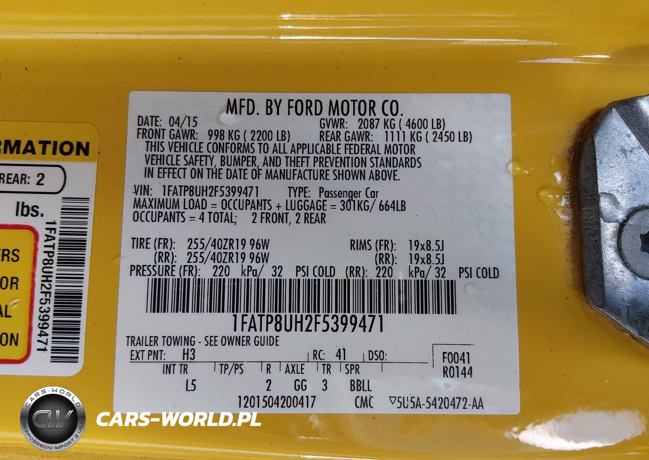 2015 Ford Mustang Ecoboost Premium VIN:1FATP8UH2F5399471 - 9