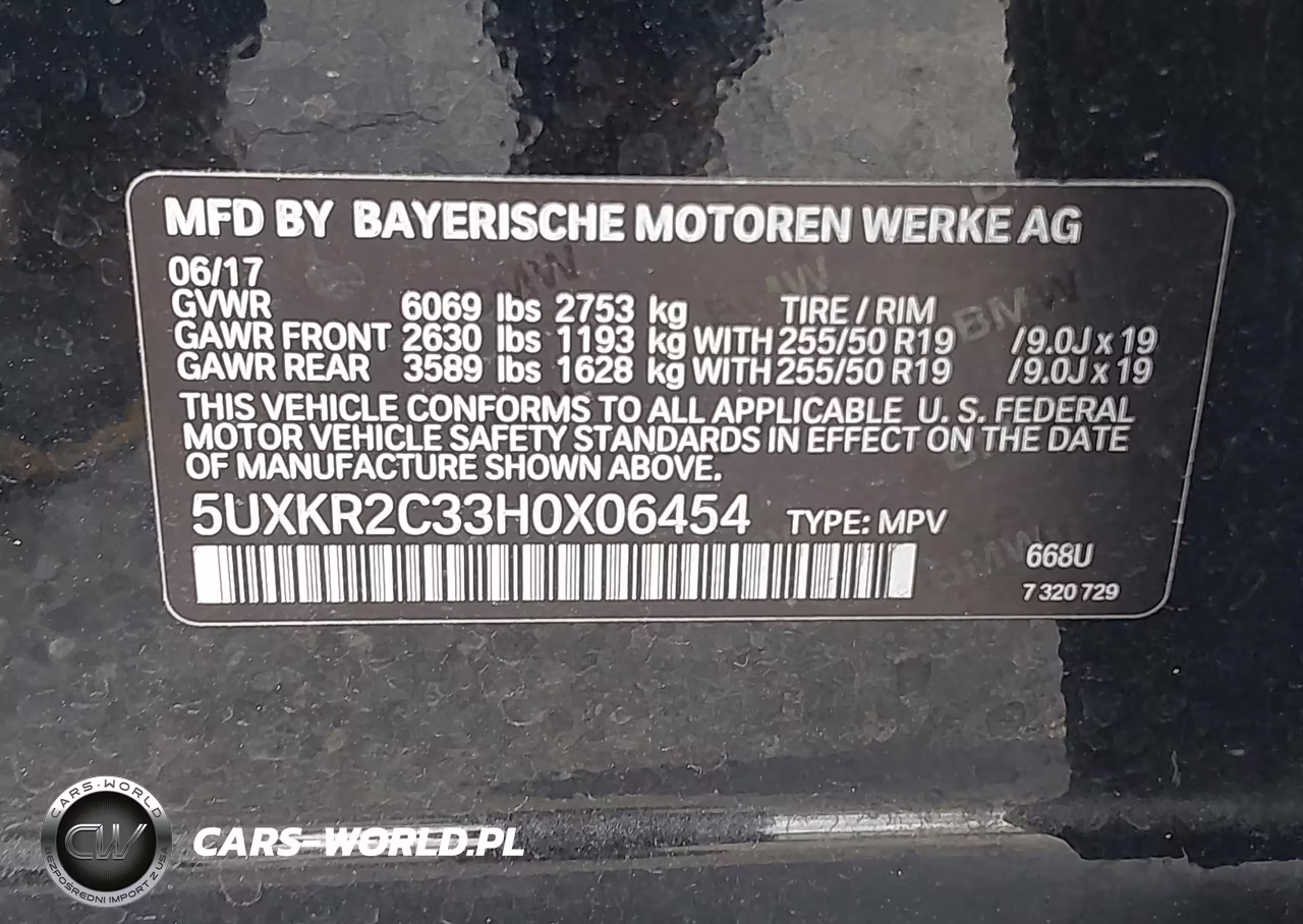 2017 BMW X5 Sdrive35I VIN:5UXKR2C33H0X06454 - 9