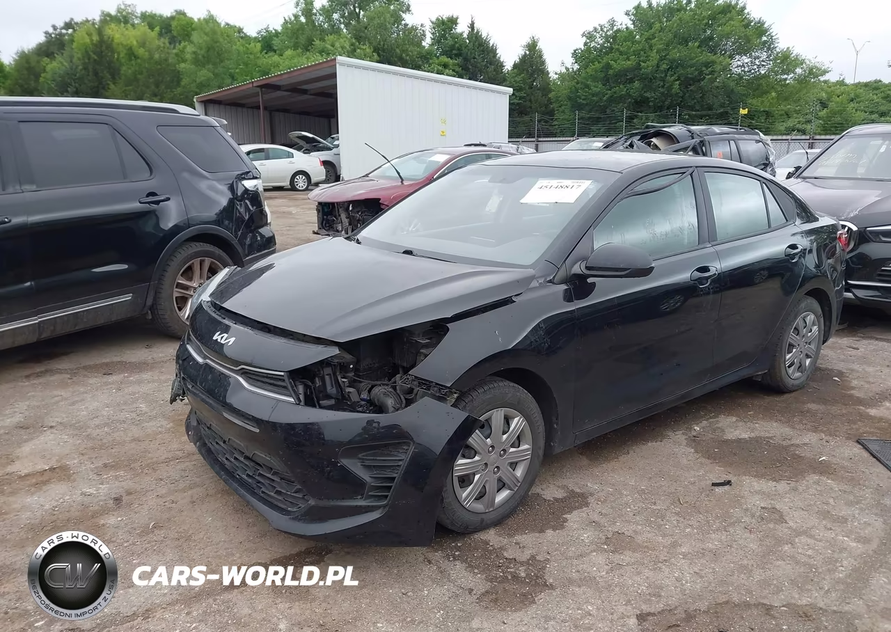 2022 Kia Rio Lx VIN:3KPA24AD0NE485696 - 2