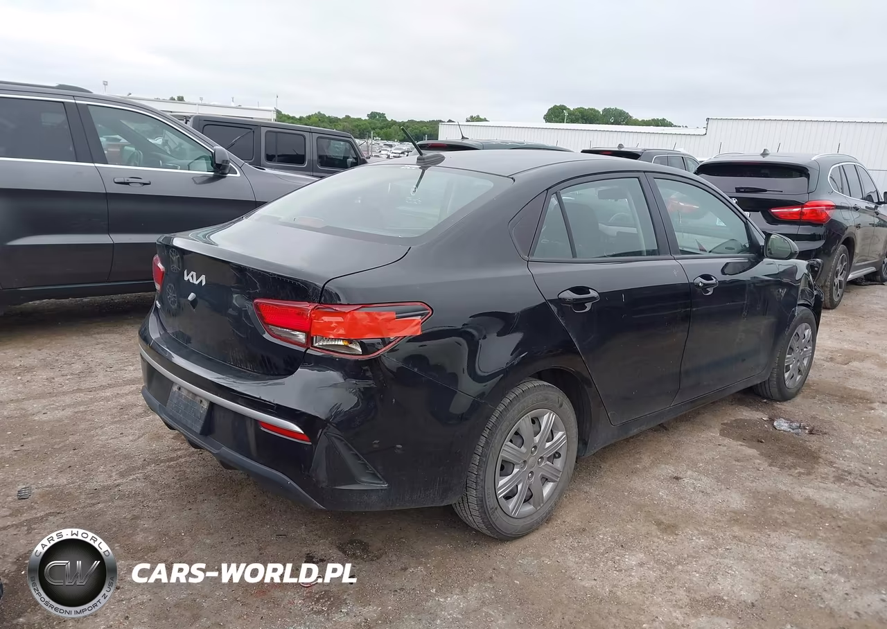2022 Kia Rio Lx VIN:3KPA24AD0NE485696 - 4