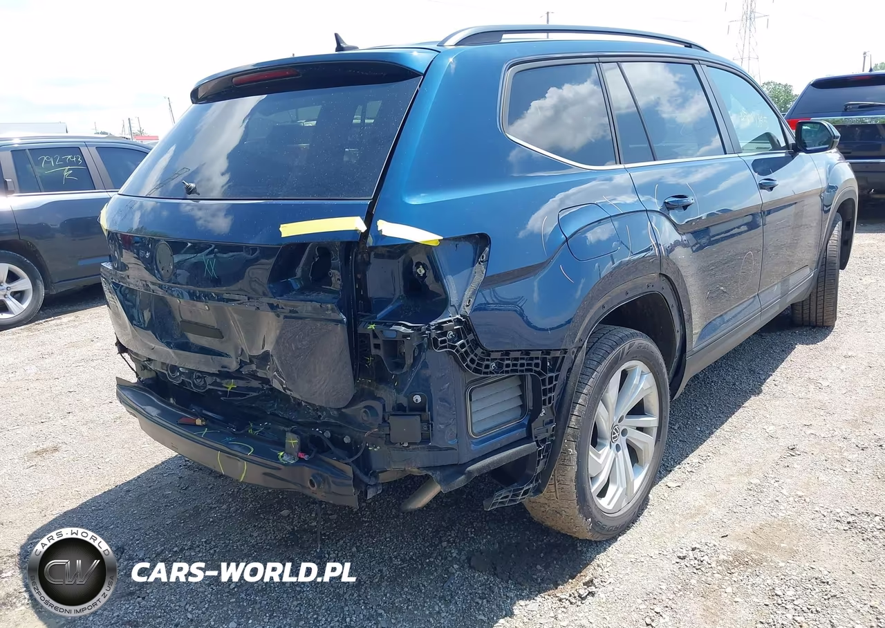 2021 Volkswagen Atlas 2.0T Se W-Technology VIN:1V2WP2CA3MC607812 - 4