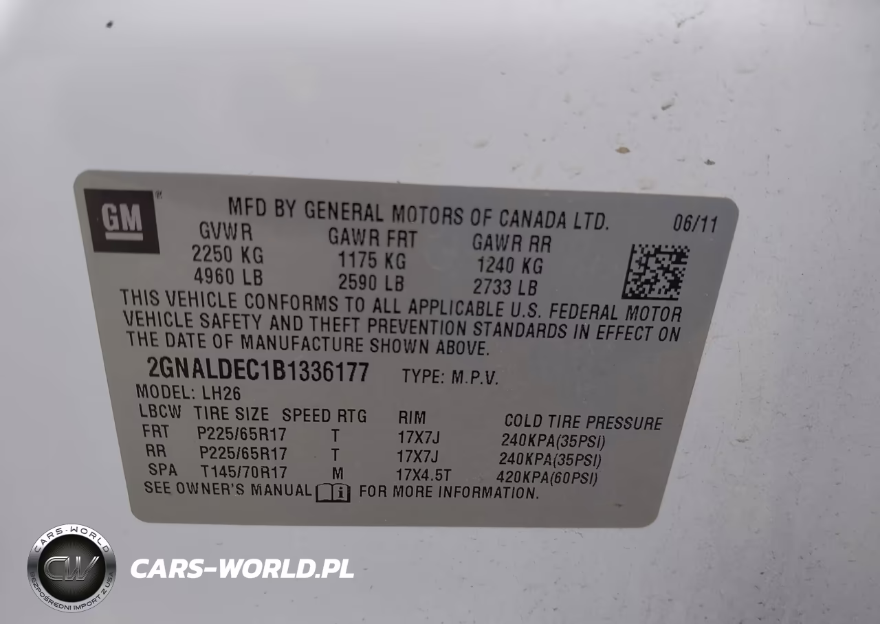 2011 Chevrolet Equinox 1Lt VIN:2GNALDEC1B1336177 - 9