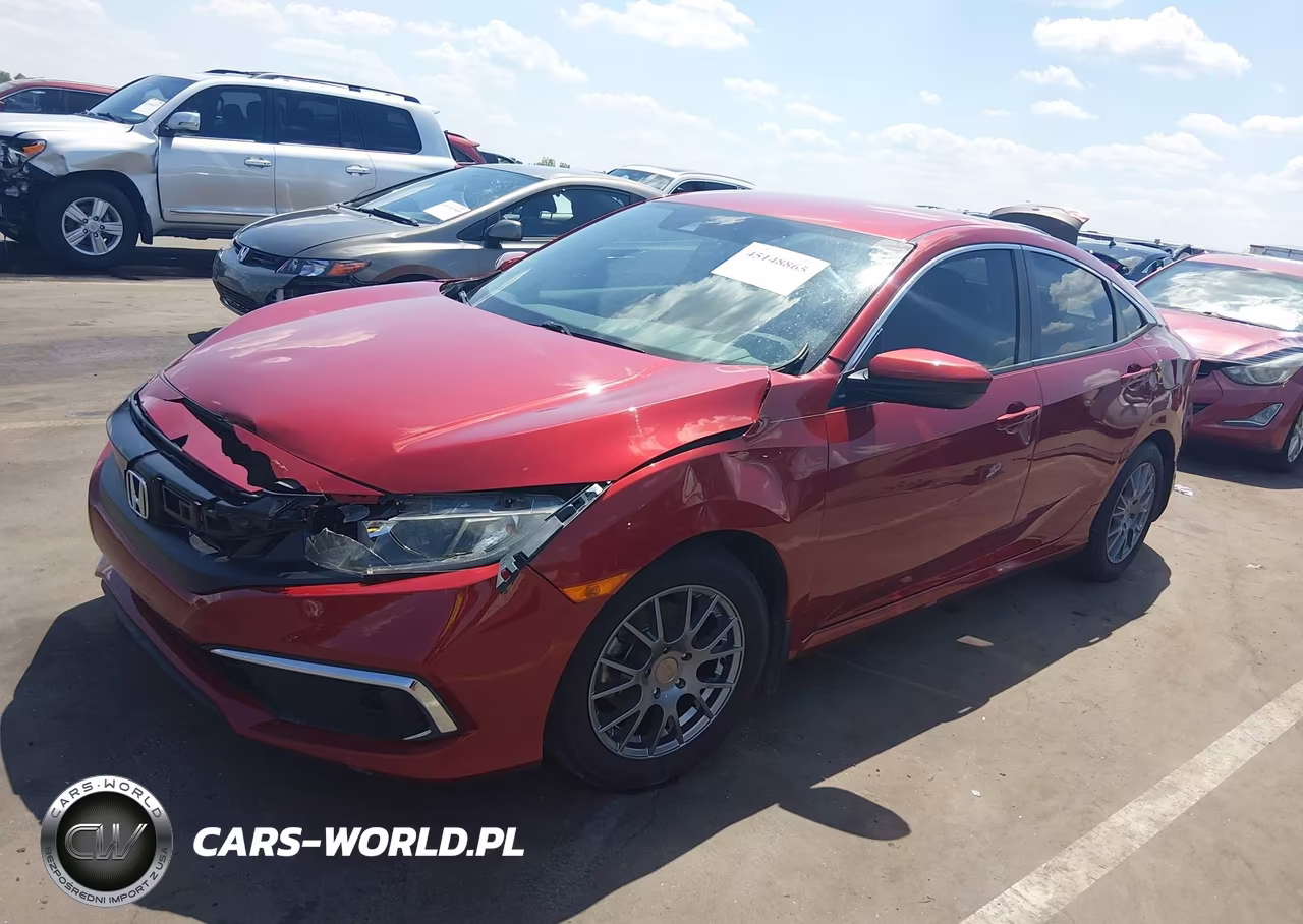 2020 Honda Civic Lx VIN:19XFC2F63LE009618 - 2