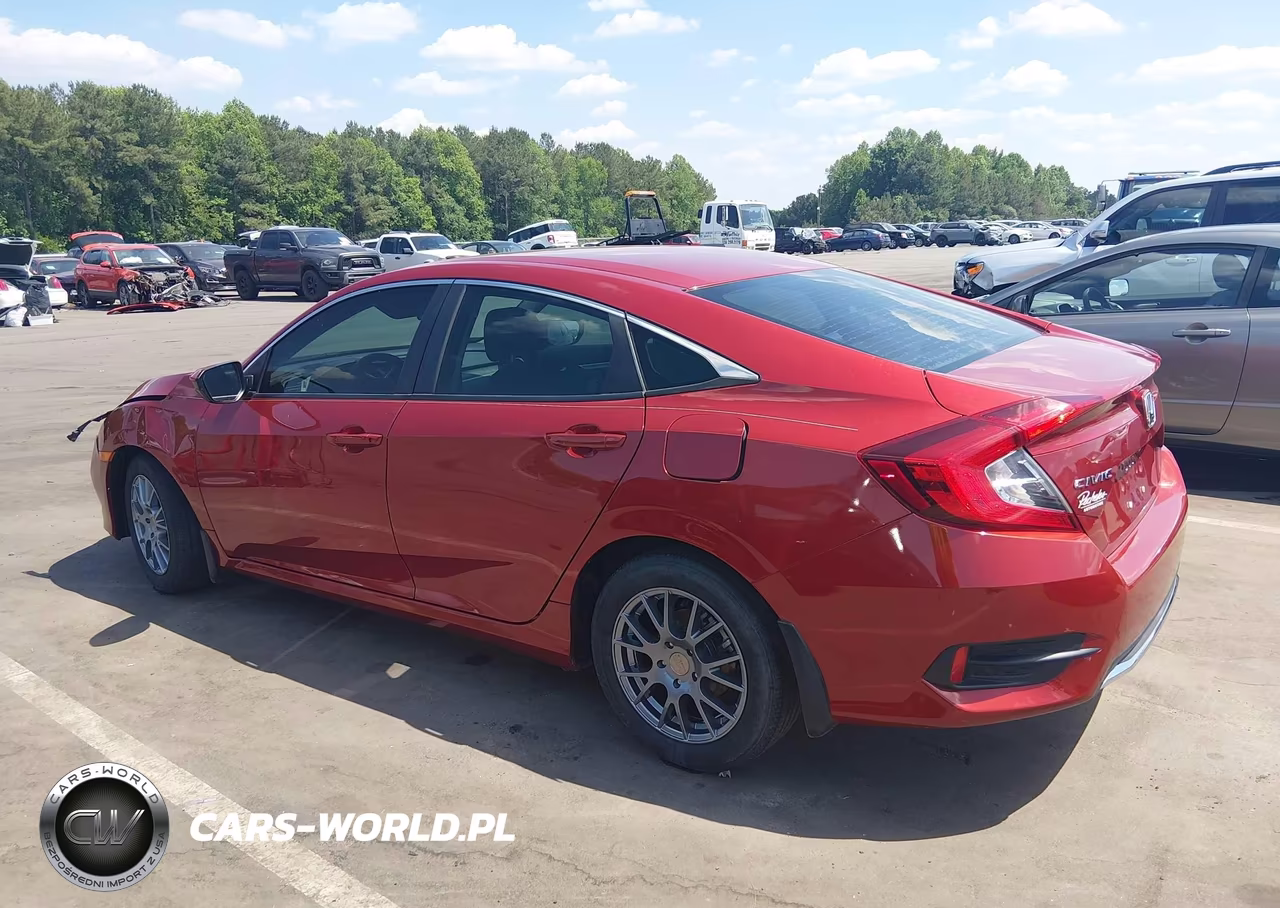 2020 Honda Civic Lx VIN:19XFC2F63LE009618 - 3
