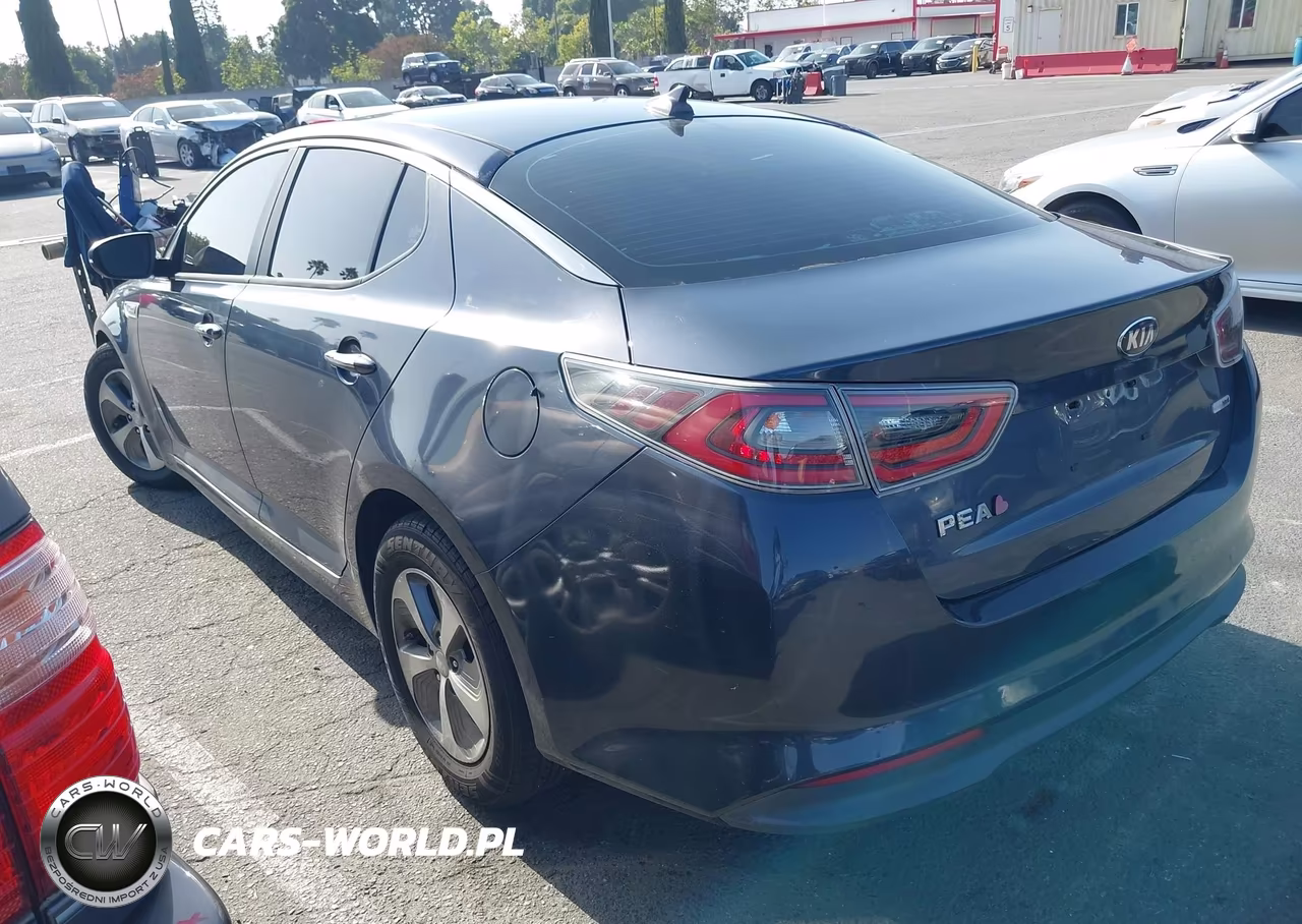 2014 Kia Optima Hybrid Lx VIN:KNAGM4AD7E5071876 - 3