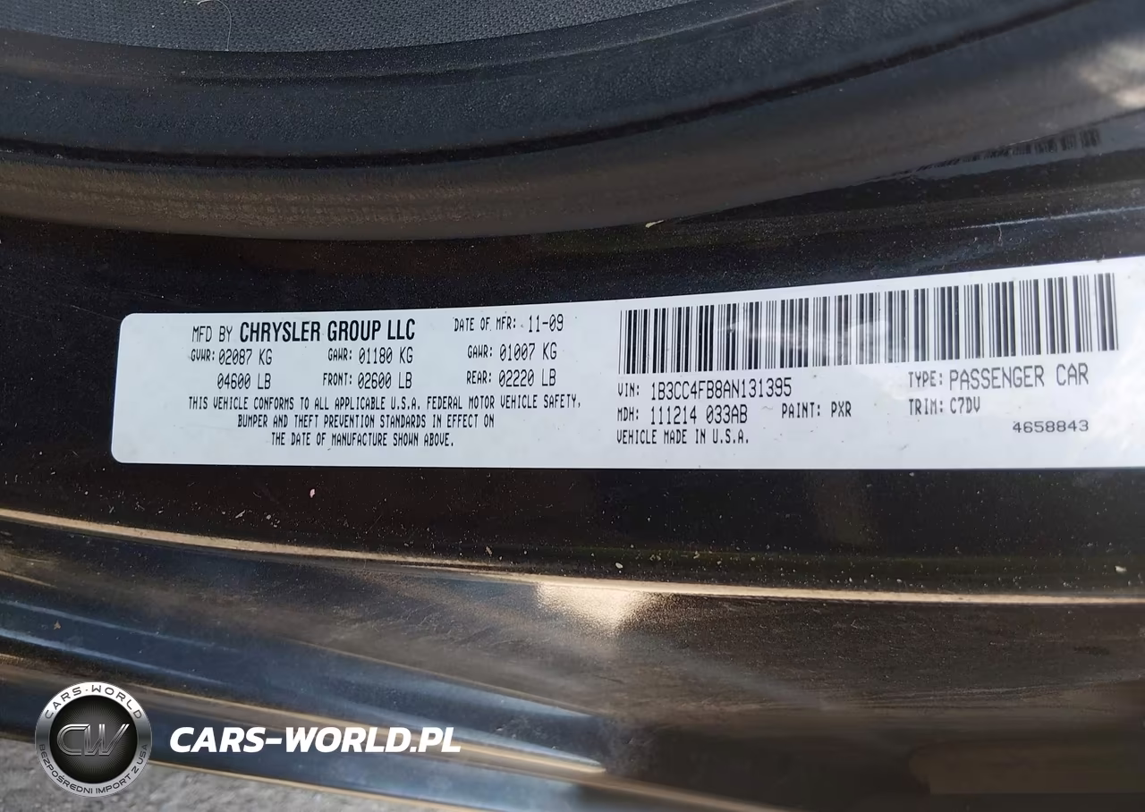 2010 Dodge Avenger Sxt VIN:1B3CC4FB8AN131395 - 9
