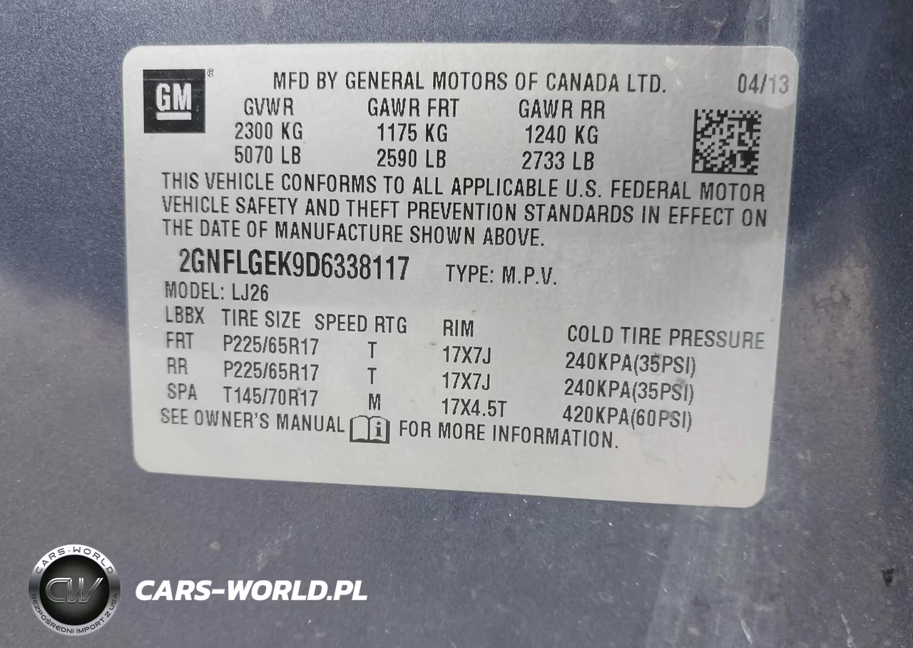 2013 Chevrolet Equinox Ltz VIN:2GNFLGEK9D6338117 - 9