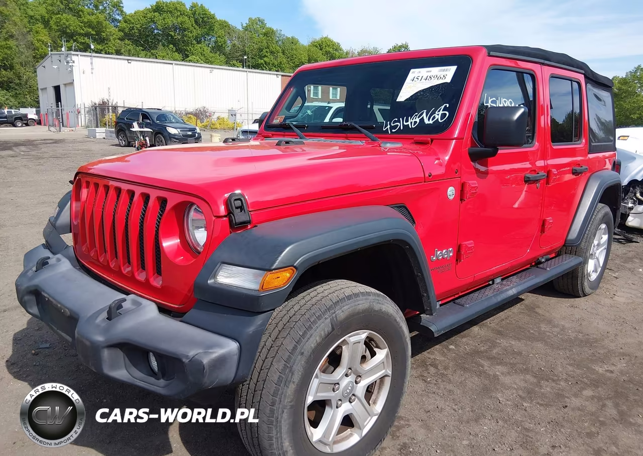 2018 Jeep Wrangler Unlimited Sport S 4X4 VIN:1C4HJXDG8JW149545 - 2