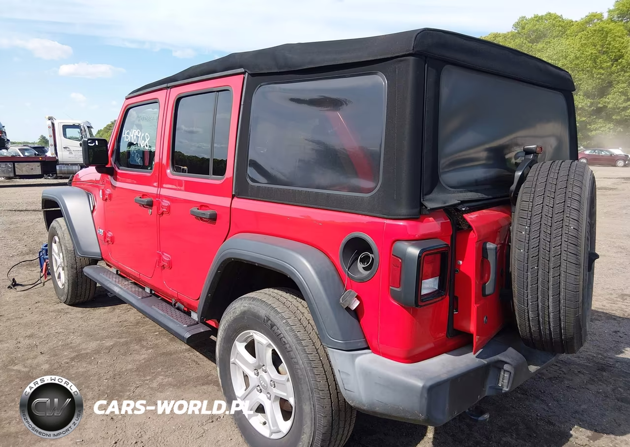 2018 Jeep Wrangler Unlimited Sport S 4X4 VIN:1C4HJXDG8JW149545 - 3