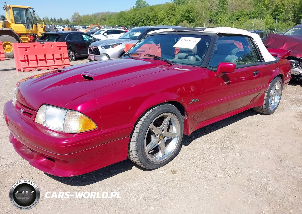 1988 Ford Mustang Lx VIN:1FABP44AXJF208633 - 2