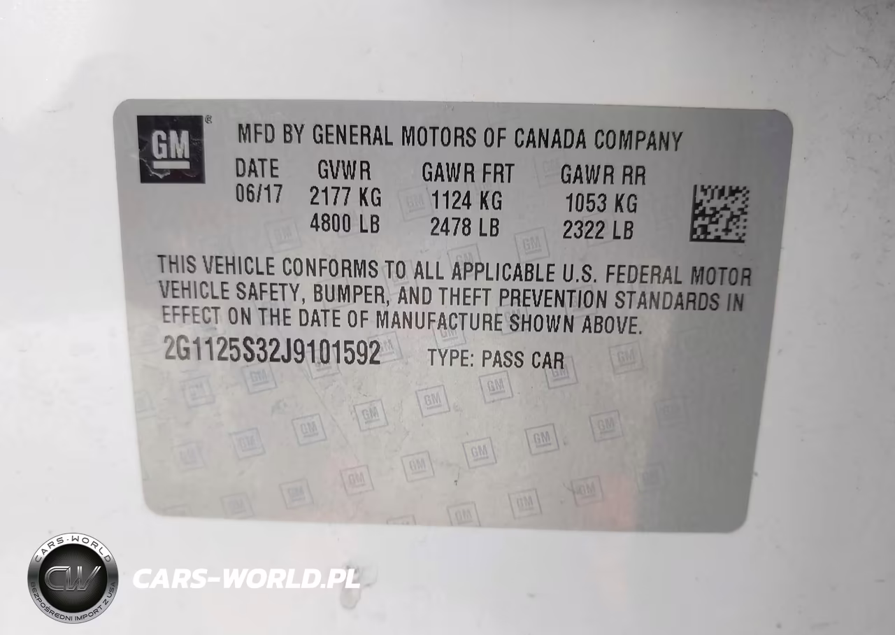 2018 Chevrolet Impala 2Lz VIN:2G1125S32J9101592 - 9