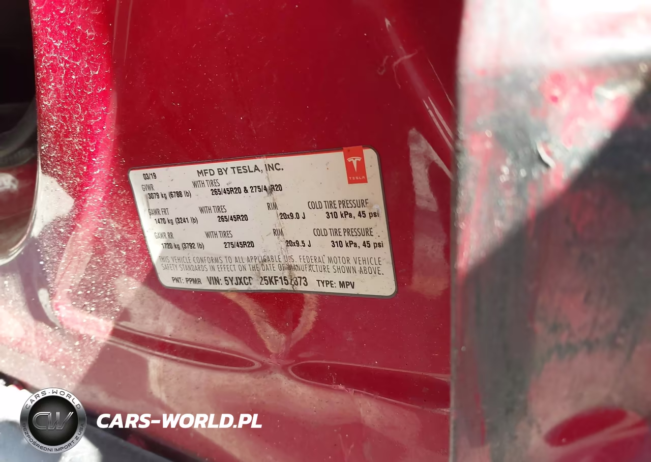 2019 Tesla Model X 100D-75D-Long Range-Standard Range VIN:5YJXCDE25KF157373 - 9