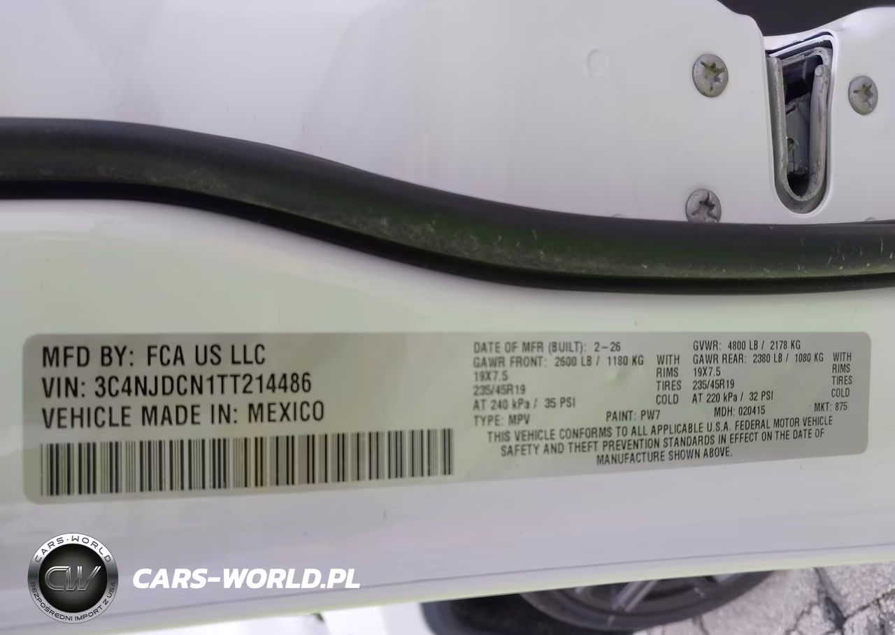 2026 Jeep Compass Limited Altitude VIN:3C4NJDCN1TT214486 - 9