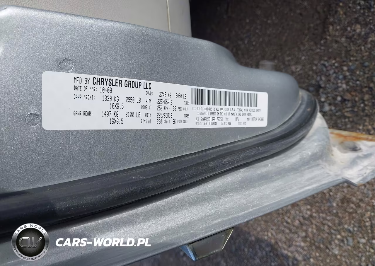 2010 Chrysler Town & Country Touring VIN:2A4RR5D13AR176751 - 9