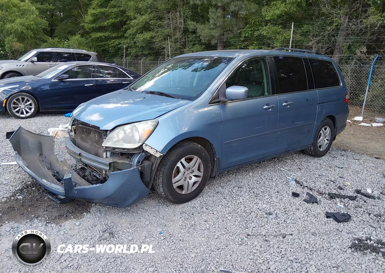 2007 Honda Odyssey Ex-L VIN:5FNRL38717B100198 - 2