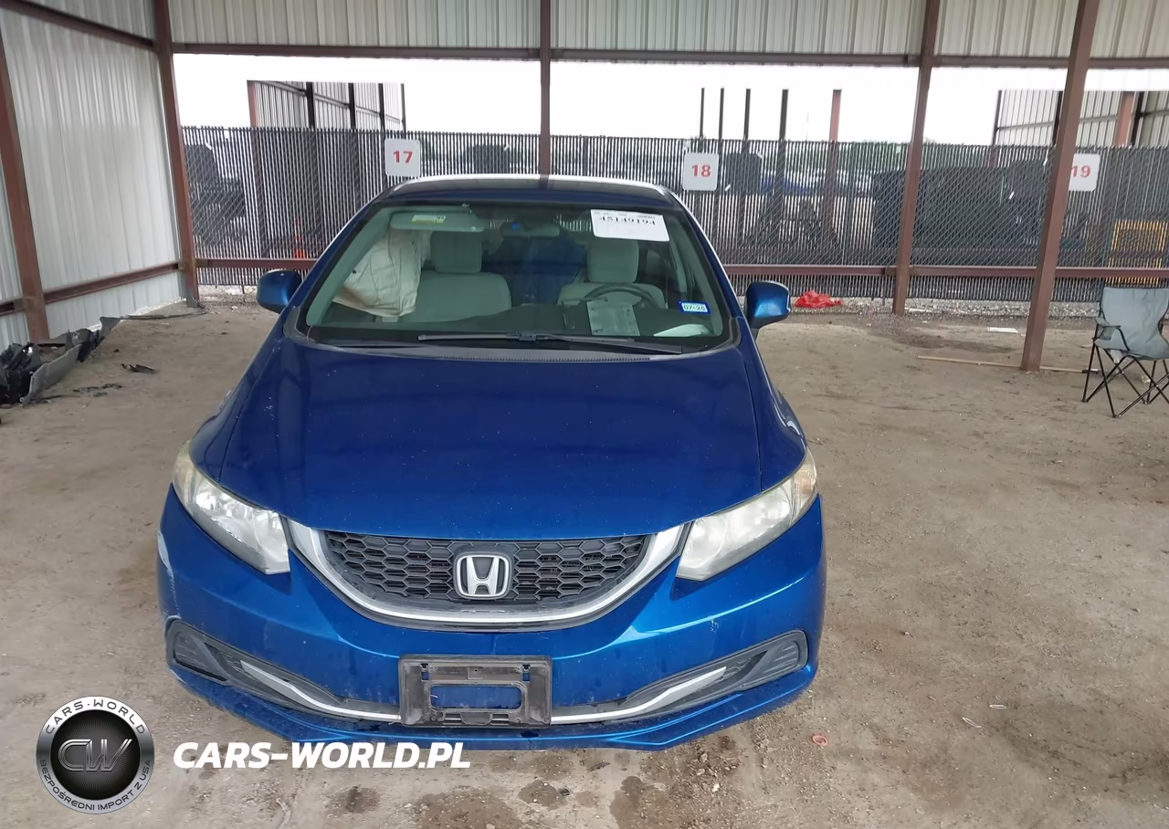 2013 Honda Civic Lx VIN:19XFB2F51DE262044 - 12