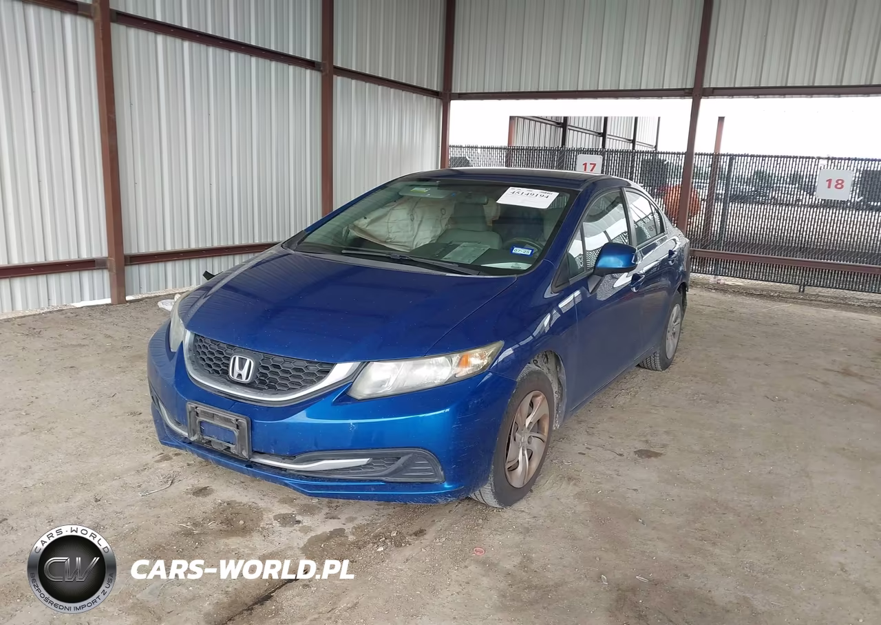 2013 Honda Civic Lx VIN:19XFB2F51DE262044 - 2