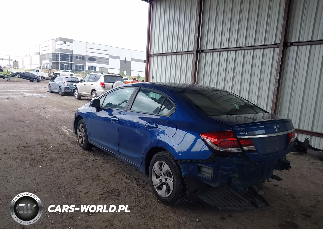 2013 Honda Civic Lx VIN:19XFB2F51DE262044 - 3