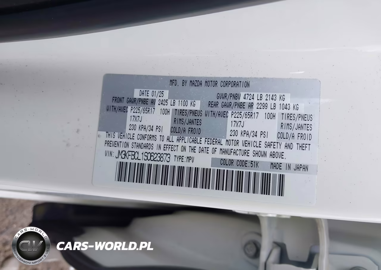 2025 Mazda Cx-5 2.5 S Preferred VIN:JM3KFBCL1S0623873 - 9