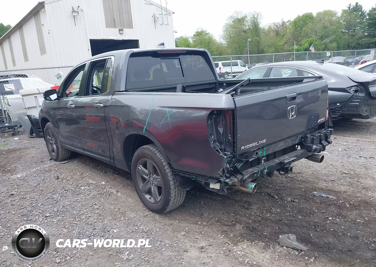 2021 Honda Ridgeline Rtl-E VIN:5FPYK3F75MB016955 - 3