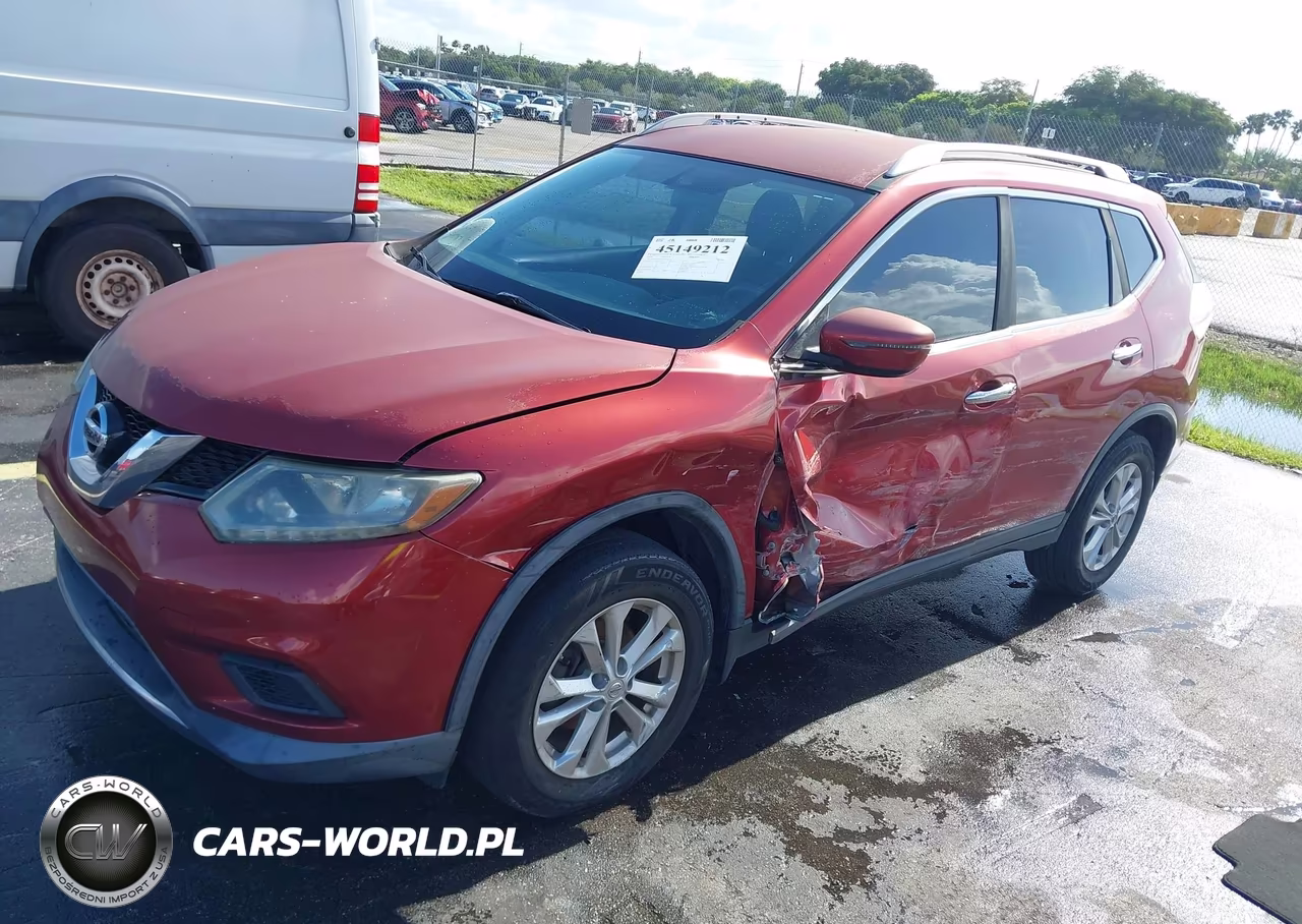 2016 Nissan Rogue Sv VIN:KNMAT2MT6GP635169 - 2