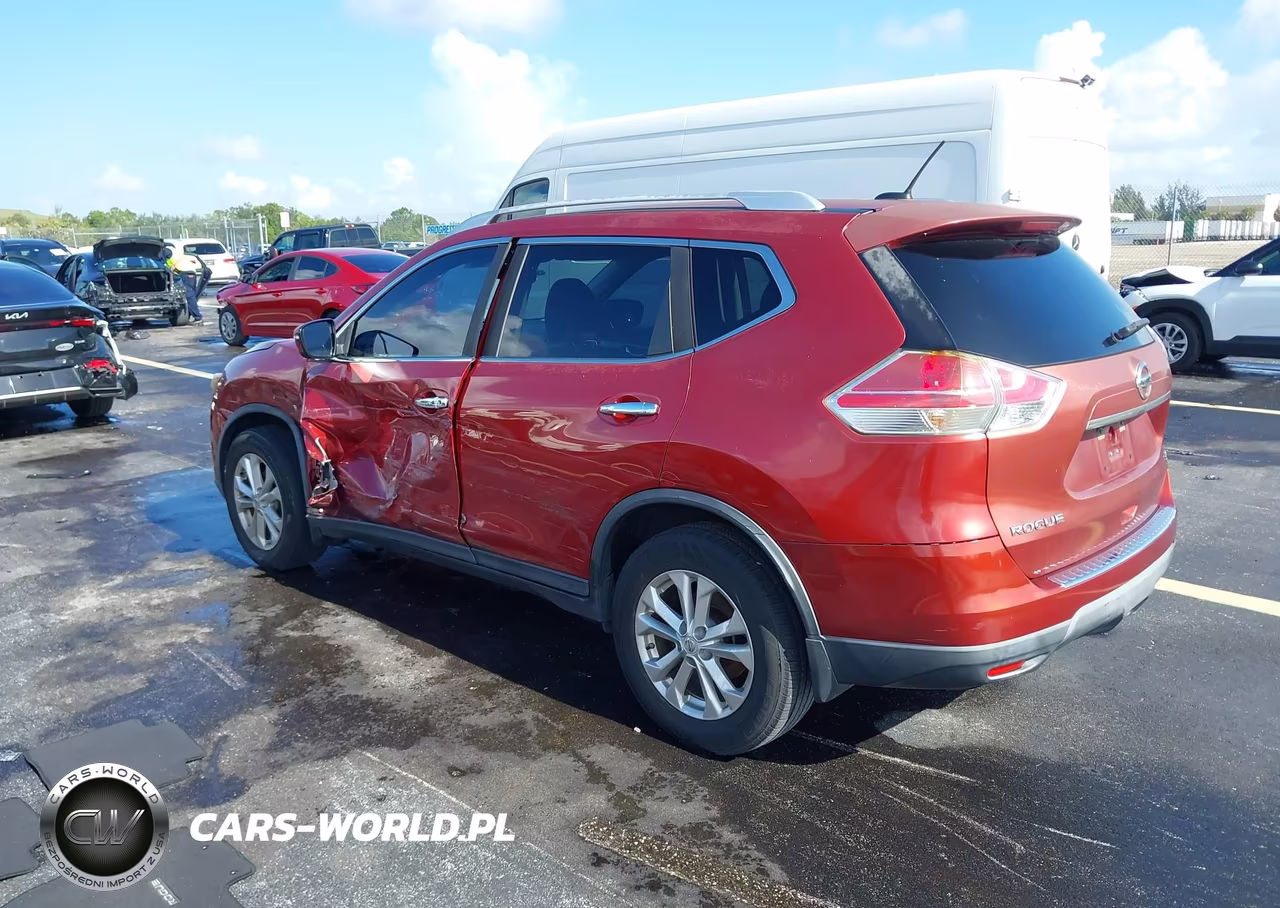 2016 Nissan Rogue Sv VIN:KNMAT2MT6GP635169 - 3