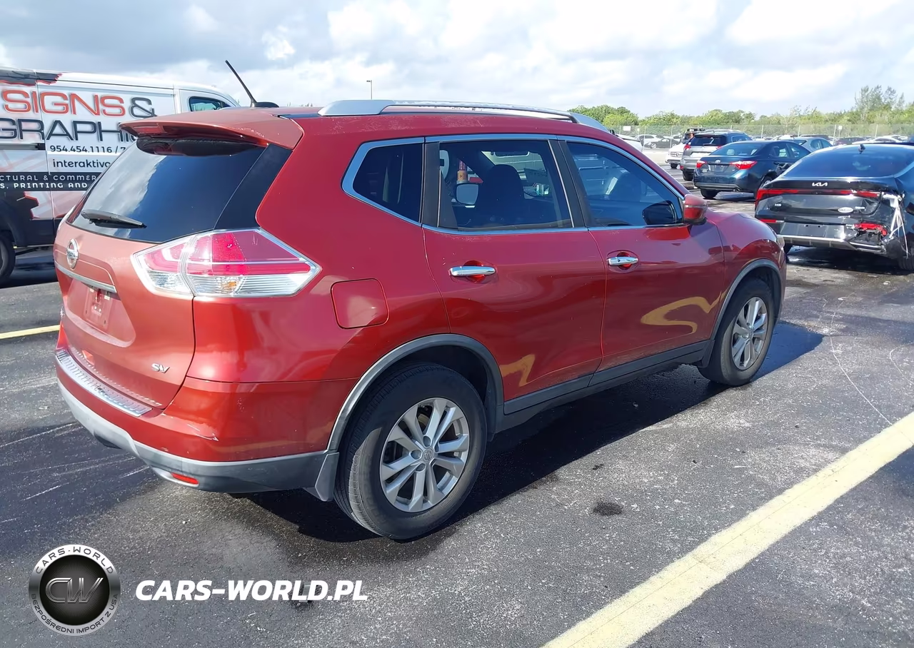 2016 Nissan Rogue Sv VIN:KNMAT2MT6GP635169 - 4