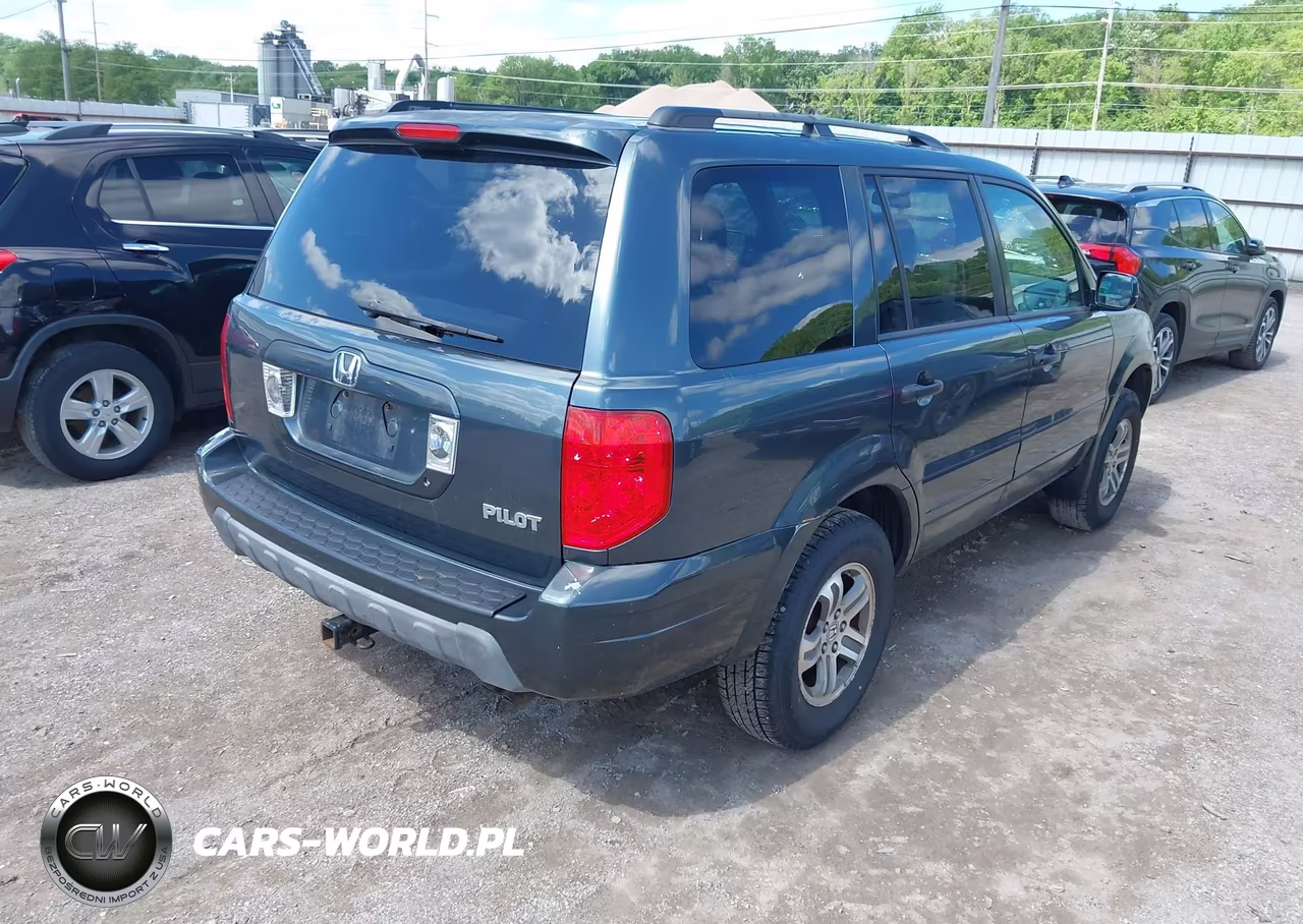 2005 Honda Pilot Ex VIN:5FNYF18425B002565 - 4