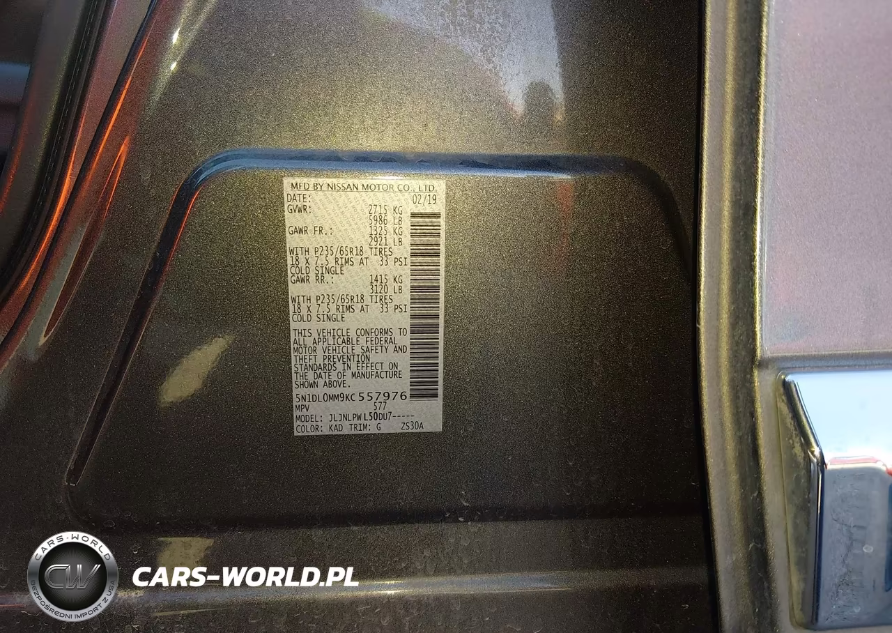 2019 Infiniti Qx60 Luxe-Pure VIN:5N1DL0MM9KC557976 - 9