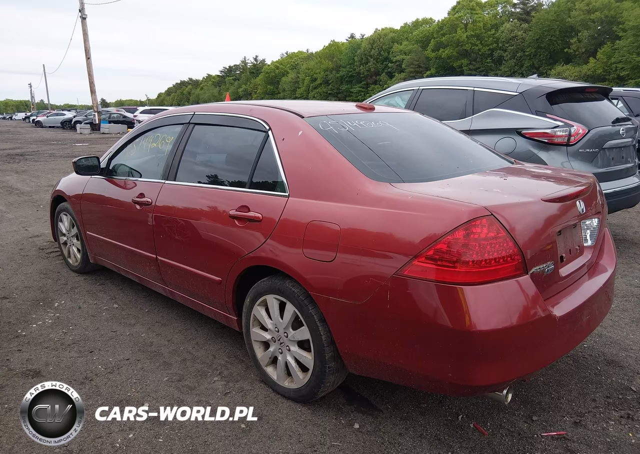 2007 Honda Accord 3.0 Ex VIN:1HGCM66577A096321 - 3