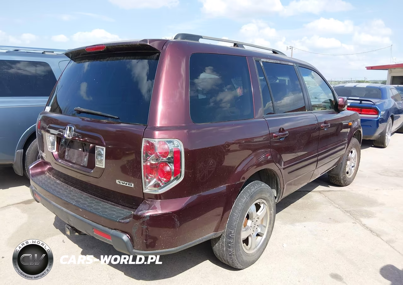 2007 Honda Pilot Ex VIN:2HKYF18457H513899 - 4