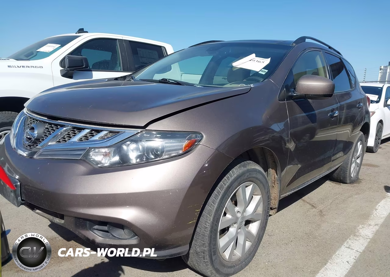 2014 Nissan Murano Sl VIN:JN8AZ1MW8EW532975 - 2