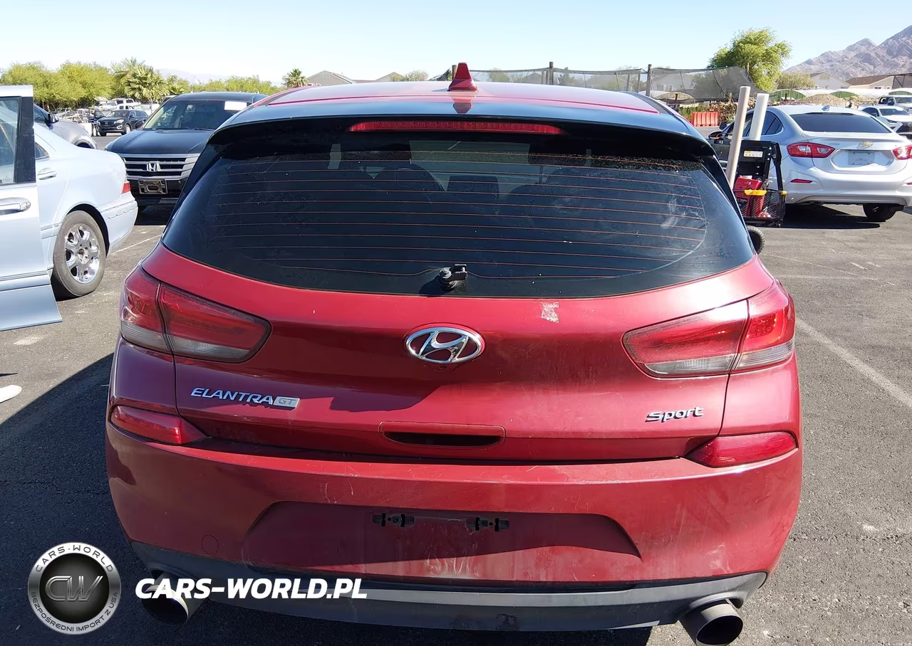 2018 Hyundai Elantra Gt Sport VIN:KMHH55LCXJU037263 - 17