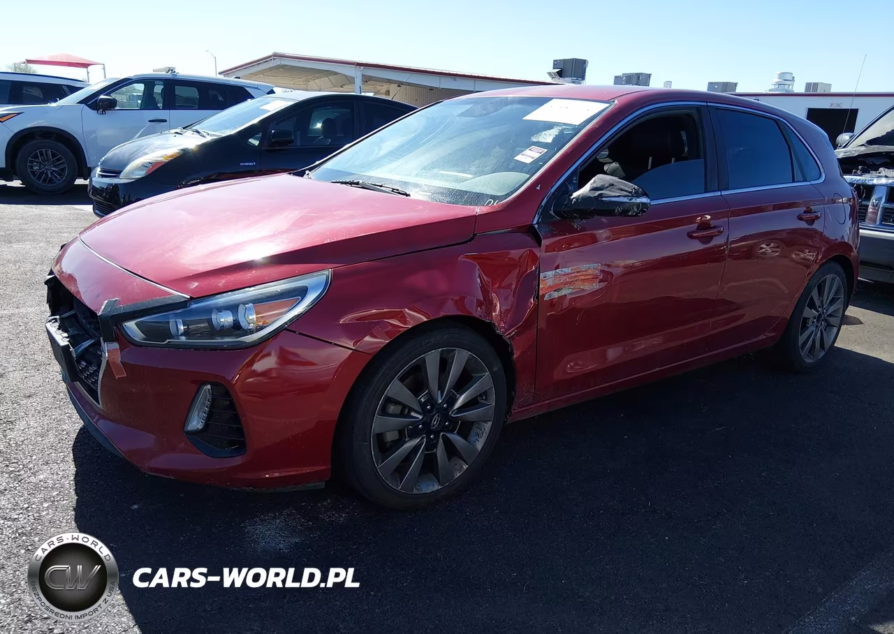 2018 Hyundai Elantra Gt Sport VIN:KMHH55LCXJU037263 - 2
