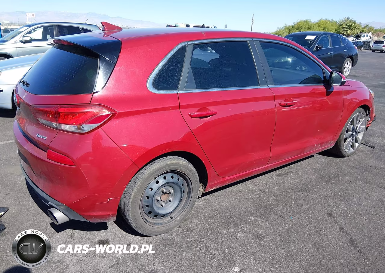 2018 Hyundai Elantra Gt Sport VIN:KMHH55LCXJU037263 - 4