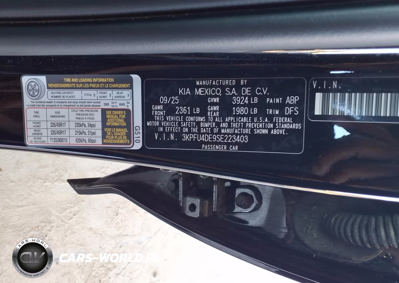 2025 Kia K4 Ex VIN:3KPFU4DE9SE223403 - 9