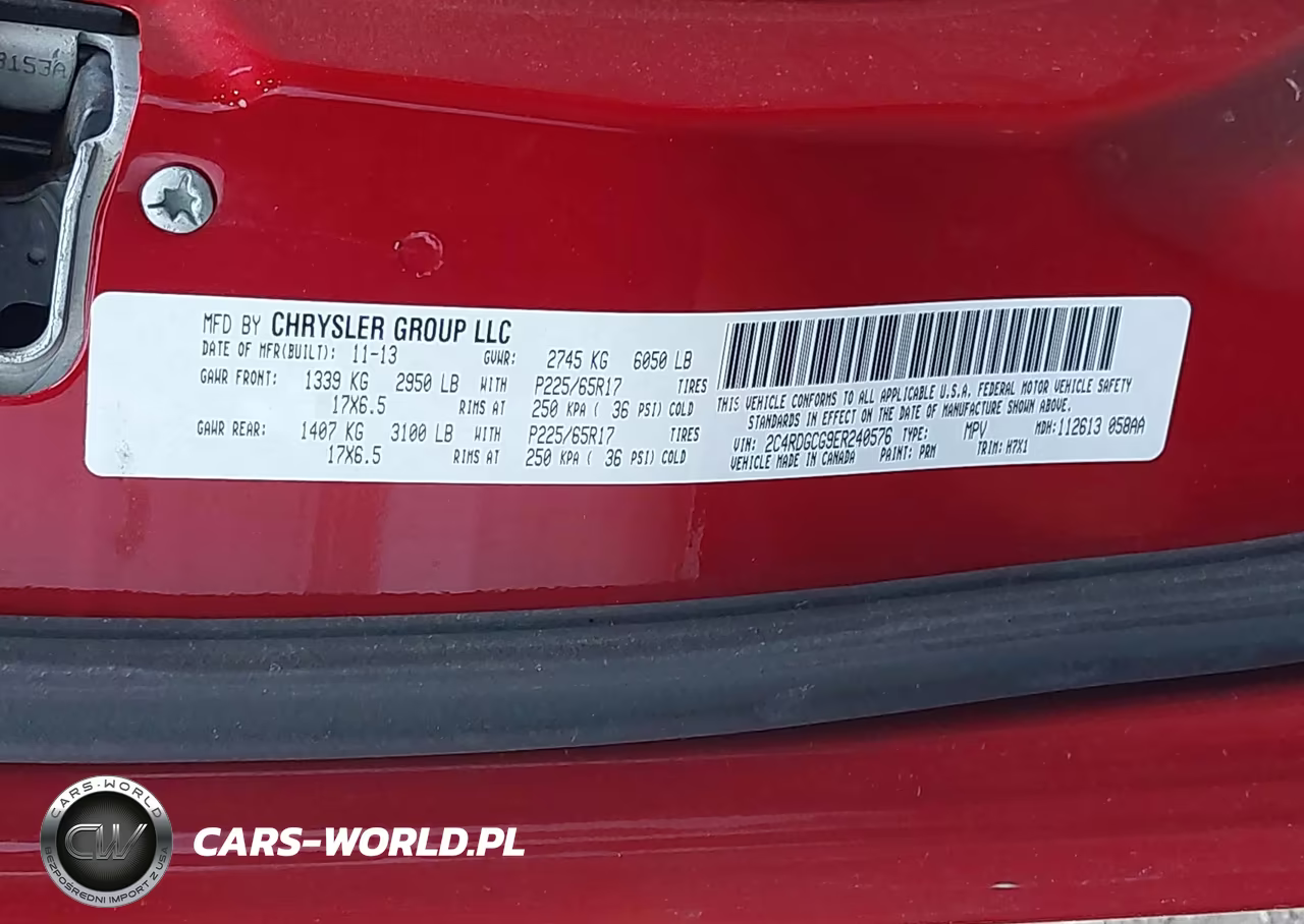 2014 Dodge Grand Caravan Sxt VIN:2C4RDGCG9ER240576 - 9